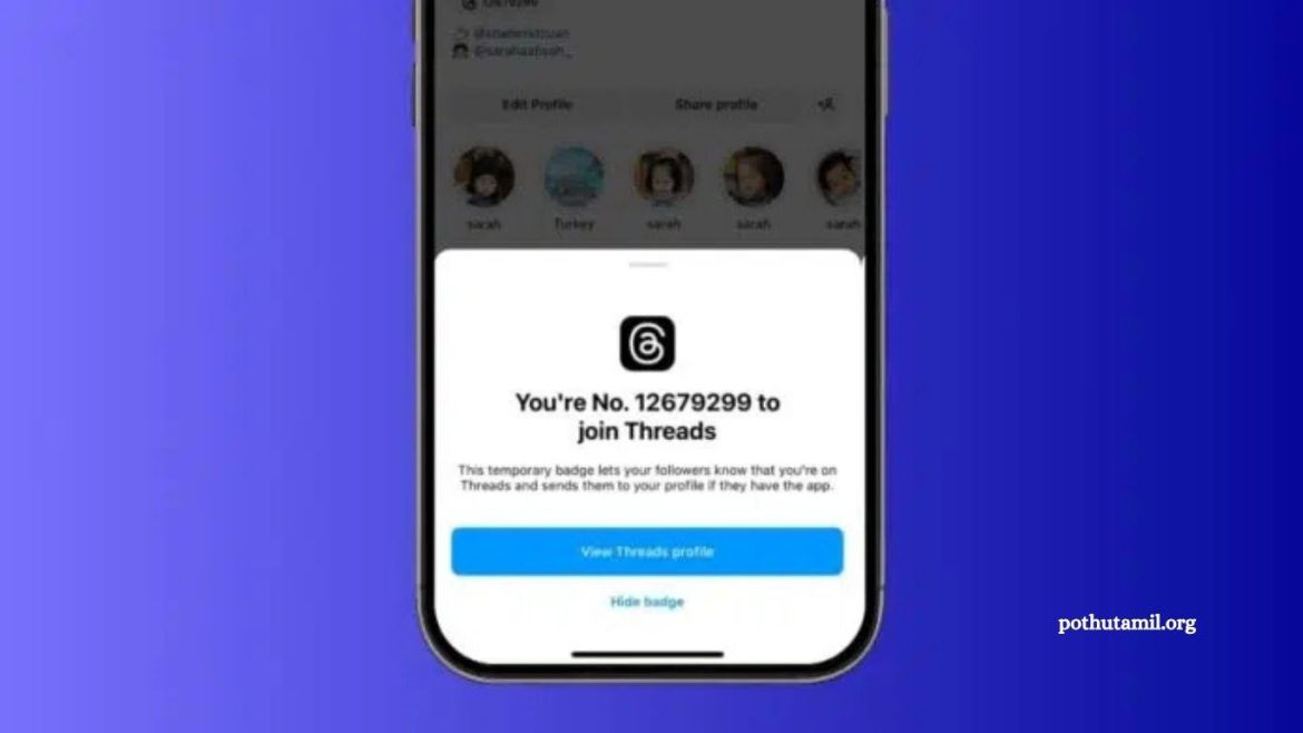 Instagram Threads Badge